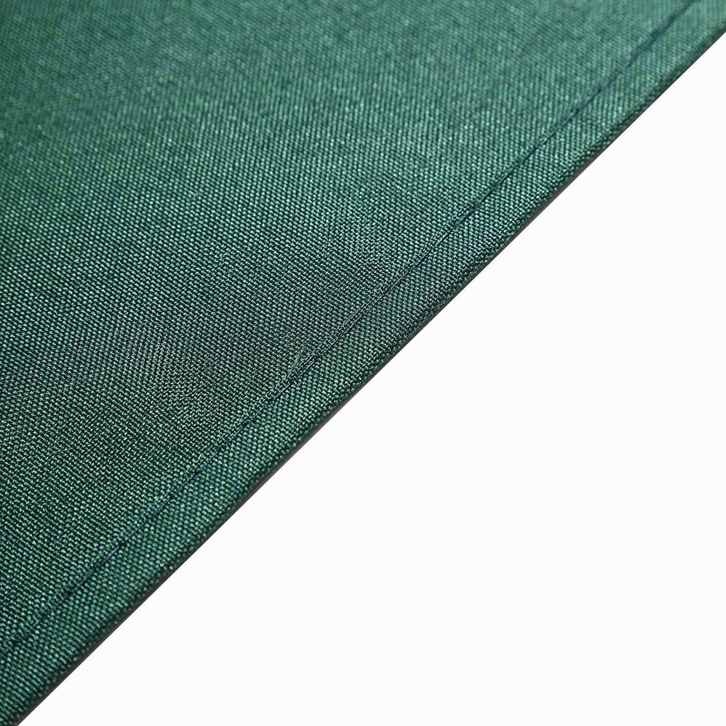 Polyester 72"x120" Rectangle Tablecloth Hunter Emerald Green - Durable and Stylish Table Cover