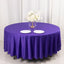 Scuba Round 108" Tablecloth Purple - Wrinkle Free & Stain Resistant Table Cover