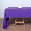Polyester 60"x126" Rectangle Tablecloth Purple - Wrinkle-Resistant Table Cover
