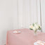 Sequin 60"x126" Rectangle Tablecloth Rose Gold - Glittering Finish Table Cover
