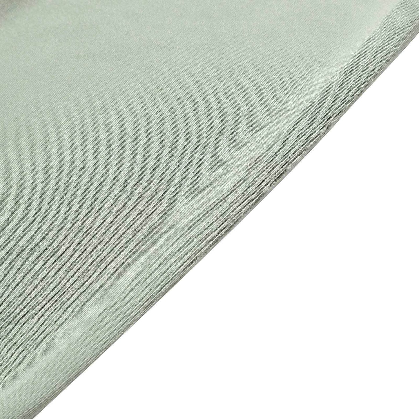 5 Pack Stretch Spandex Chair Sashes Sage Green - Fitted Finish Two Ply Heavy Duty Chair Bands 5"x12"