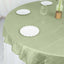 Taffeta 72"x72" Table Overlay Square Tablecloth Sage Green - Accordion Crinkle Table Cover