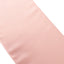 5 Pack Lamour Satin 6"x106" Chair Sashes Dusty Rose - Stylish Reusable Decorative Bows