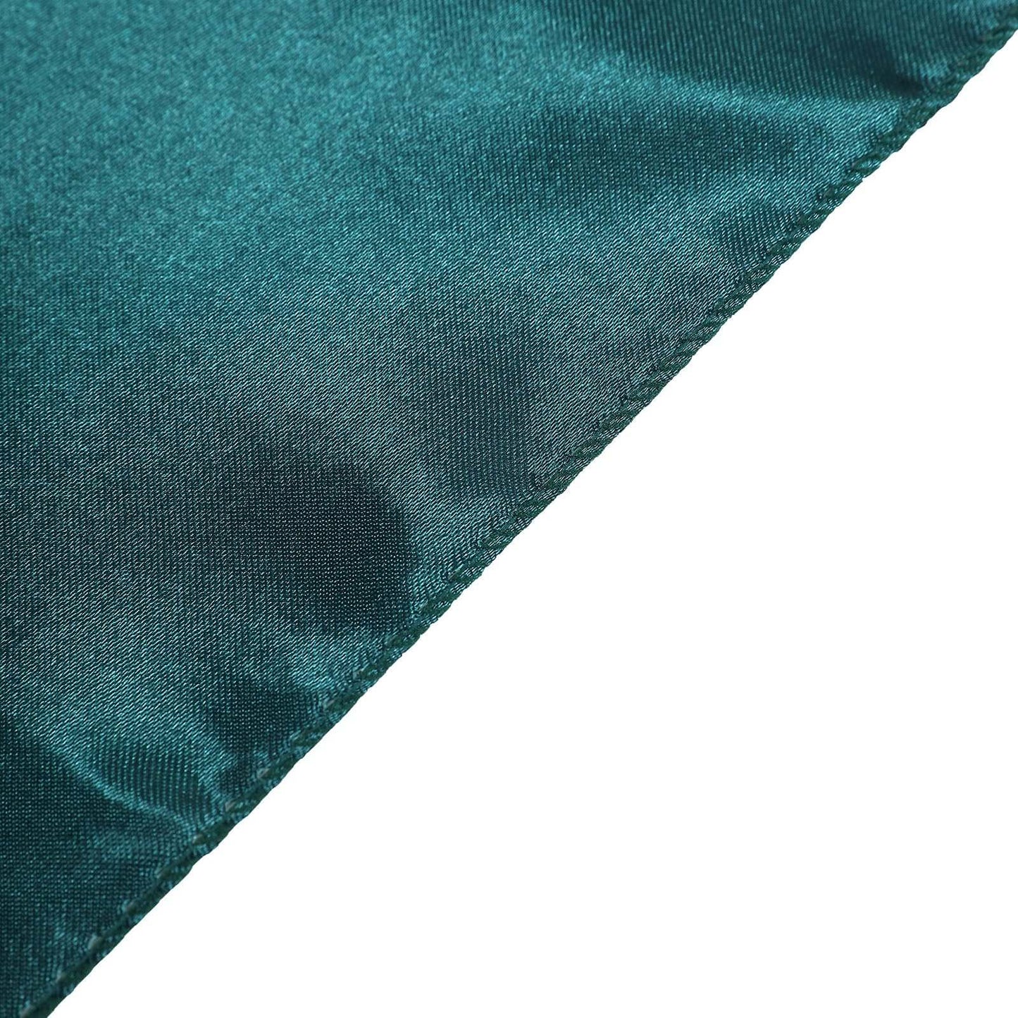 5 Pack Satin Chair Sashes Peacock Teal - Durable Chair Bows with Shiny Finish 6"x106"