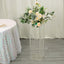 Acrylic Flower Pedestal Vase Pillar Stand with Crystal Beads Clear - Stylish Wedding Floor Centerpiece 40"