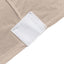 Stretch Spandex 96"x30" Rectangle Table Cover Nude - Durable Form-Fitting Tablecloth