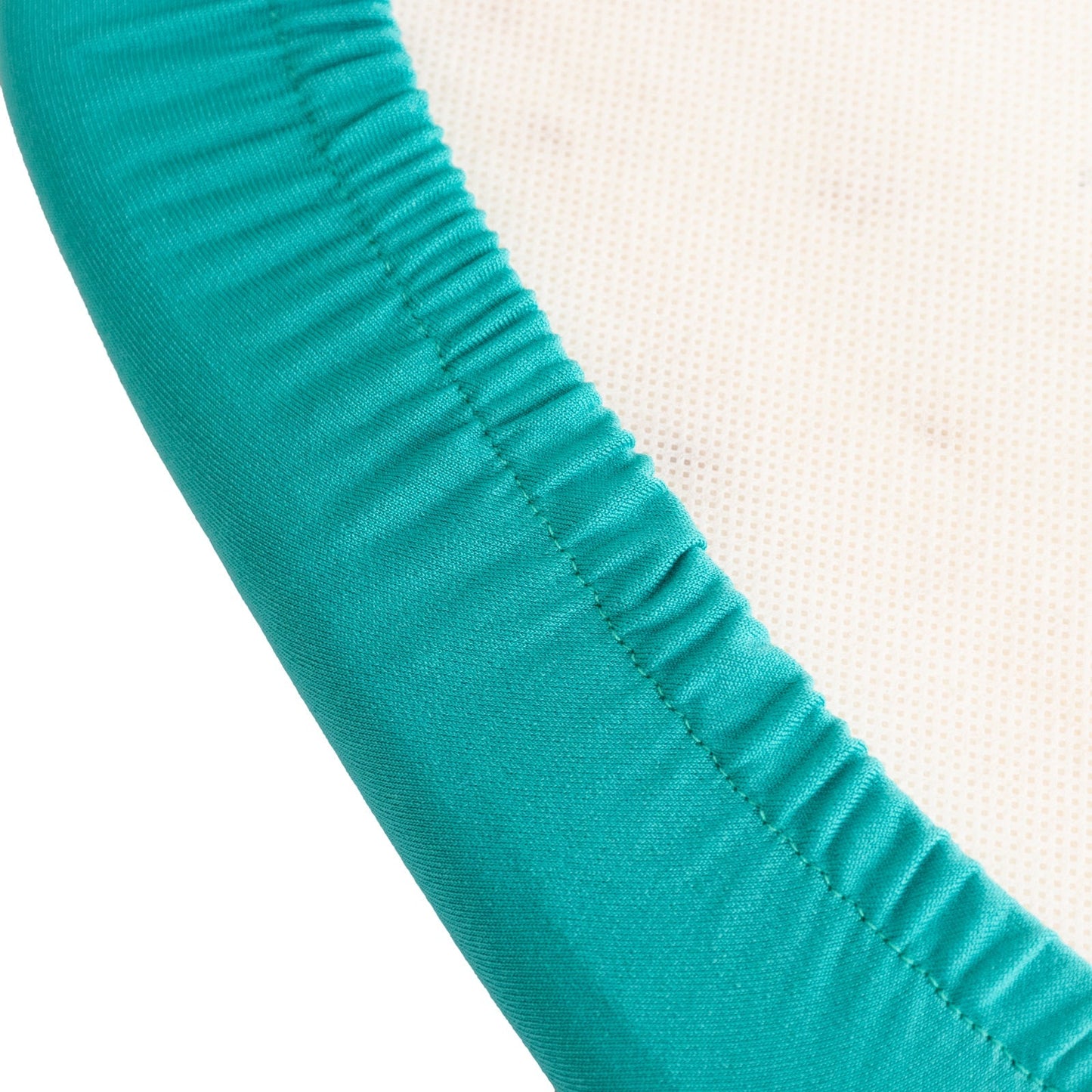 5 Pack Spandex Seat Pad Slipcovers for Chiavari Chairs Turquoise - Washable Stretch Fitted Design for Dining Chairs