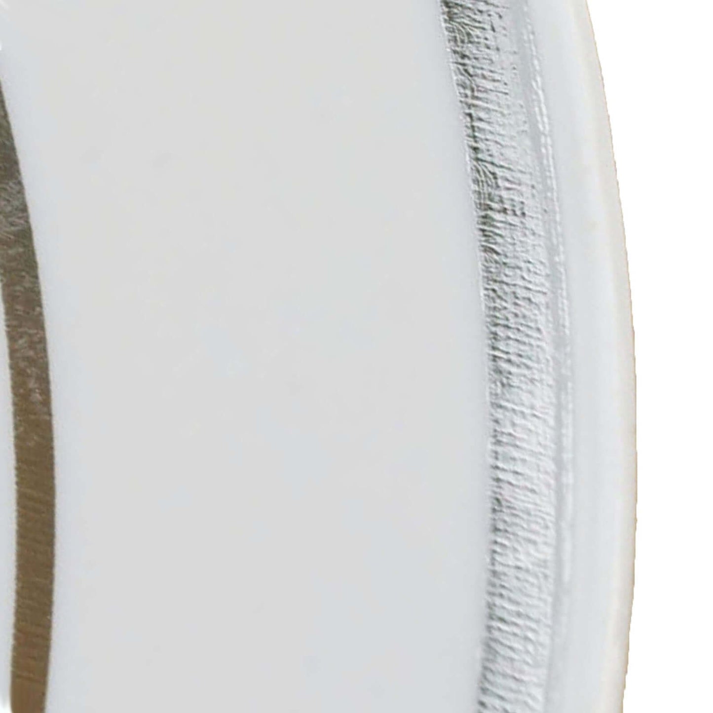 10-Pack Plastic Soup Bowls White with Silver Rim - Stylish Disposable Bowls for Parties 12oz