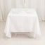 Cotton Blend 70"x70" Square Tablecloth White - Wrinkle-Resistant Fabric for Modern Table Decor