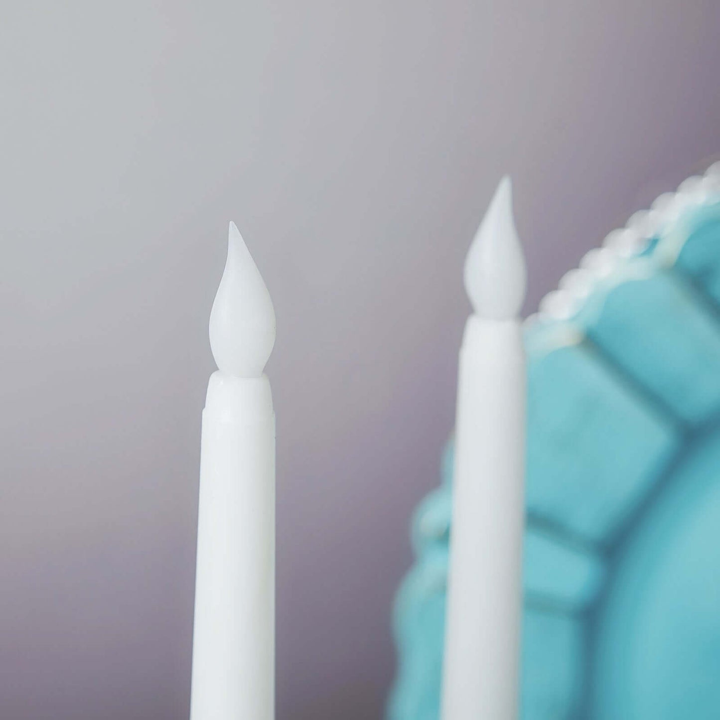 3-Pack LED Decorative Lighting Warm Flickering White - Flameless Taper Candles 11"