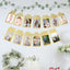 12 Month Milestone 1st Birthday Party Photo Backdrop Hanging Banner, Baby Photo Garland Banner - 5.5ft