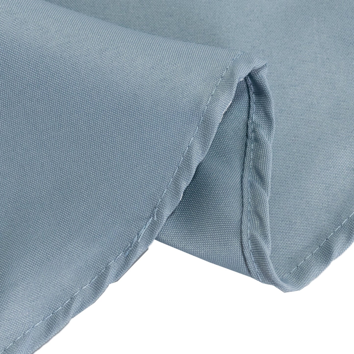 Premium Polyester 90" Round Tablecloth Dusty Blue - Stain and Wrinkle-Resistant Design with 220GSM Thickness Table Cover