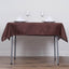 Polyester 54"x54" Table Overlay Square Tablecloth Chocolate - Wrinkle-Resistant & Durable Table Cover