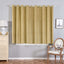 2 Pack Champagne 330 GSM Premium Velvet Thermal Blackout Curtains With Chrome Grommet Window Treatment Panels - 52"x64"