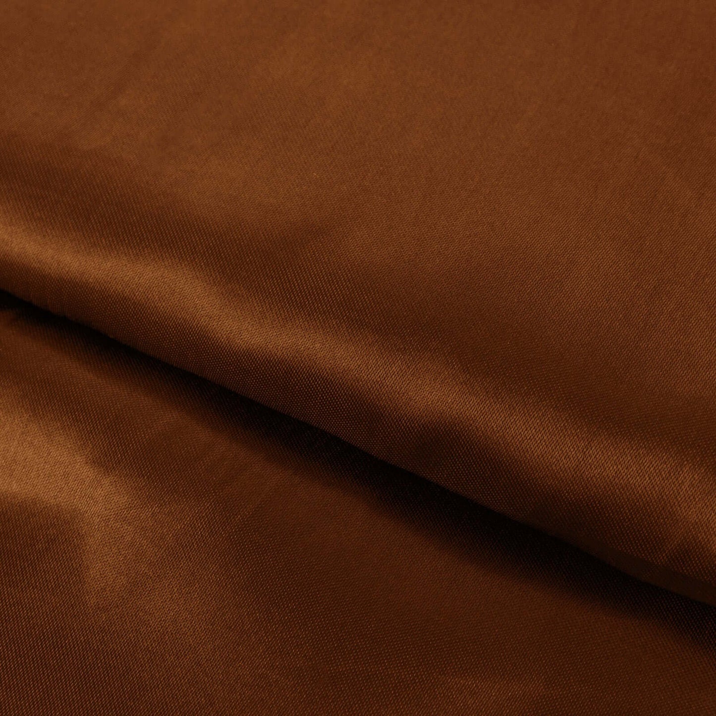 10 Yards x 54" Cinnamon Brown Satin Fabric Bolt