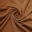 8ft Cinnamon Brown Spandex Fitted Open Arch Wedding Arch Cover, Double-Sided U-Shaped Backdrop Slipcover