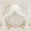 Ivory Sheer Backdrop Drape â€“ 5ftx32ft Wedding Arch & Ceiling Decor Panel, Wrinkle Free with Soft Shimmer