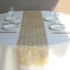 Mesh 11"x108" Table Runner Metallic Gold â€“ Glitter Design for Convenient Event Decoration
