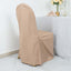Polyester Slip On Banquet Chair Covers Nude - Stain-Resistant Reusable Durable Fabric