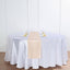 Satin 12"x108" Table Runner Beige - Stylish Table Linen