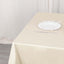 Scuba Square 54"x54" Tablecloth Beige - Wrinkle Free & Stain Resistant Table Cover