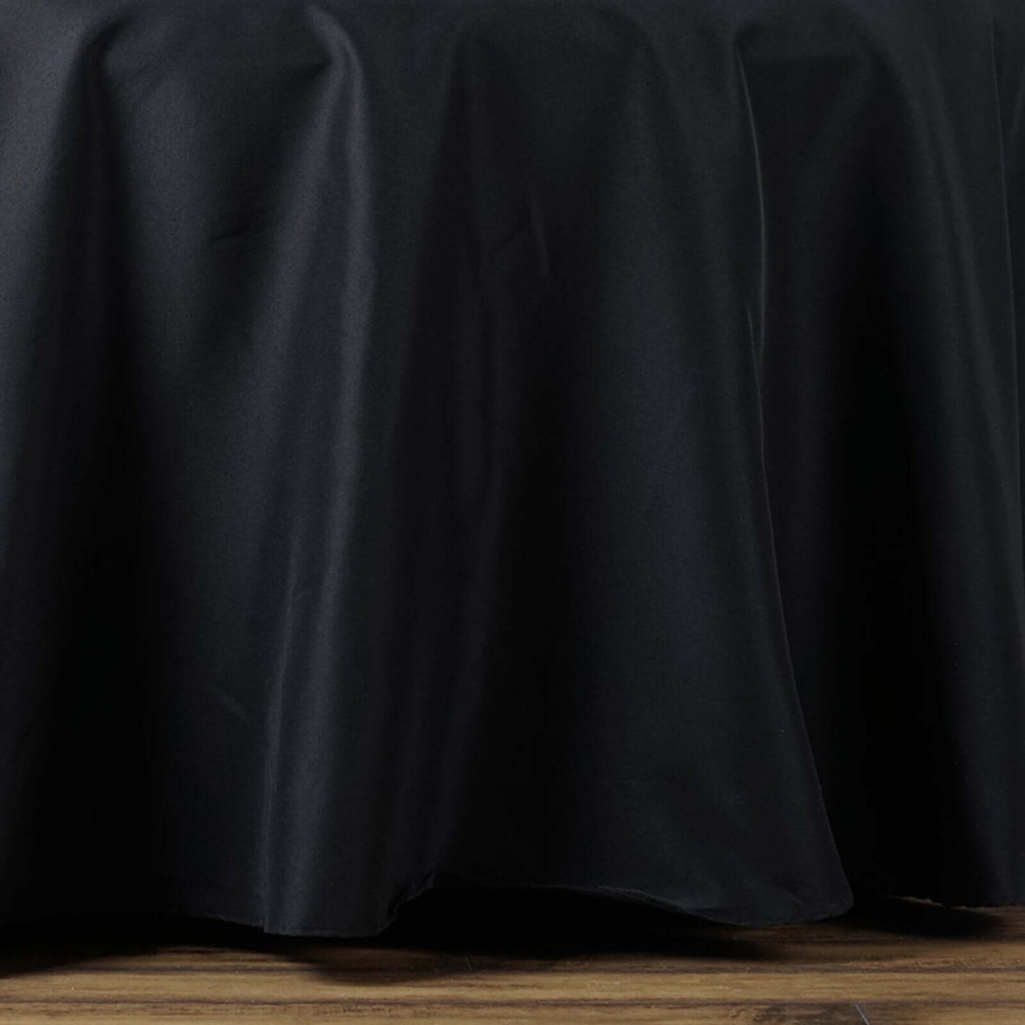 Premium Polyester 54"x54" Square Tablecloth Black - Stain and Wrinkle-Resistant 220GSM Finish for Weddings & Events