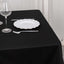 Scuba Square 54"x54" Tablecloth Black - Wrinkle Free & Stain Resistant Table Cover