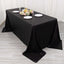 Sequin Dots Polyester 90"x132" Rectangle Tablecloth Shimmering Black - Seamless, Glittering & Wrinkle Free Table Cover
