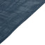 Faux Linen 90"x132" Rectangular Tablecloth Blue - Slubby Texture Wrinkle-Resistant Seamless Table Cover