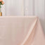Premium Polyester 90"x156" Rectangle Tablecloth Blush - Seamless 220GSM Stain-Resistant Table Cover