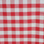 Polyester 60"x126" Rectangle Tablecloth White/Red - Buffalo Plaid Checkered Table Cover