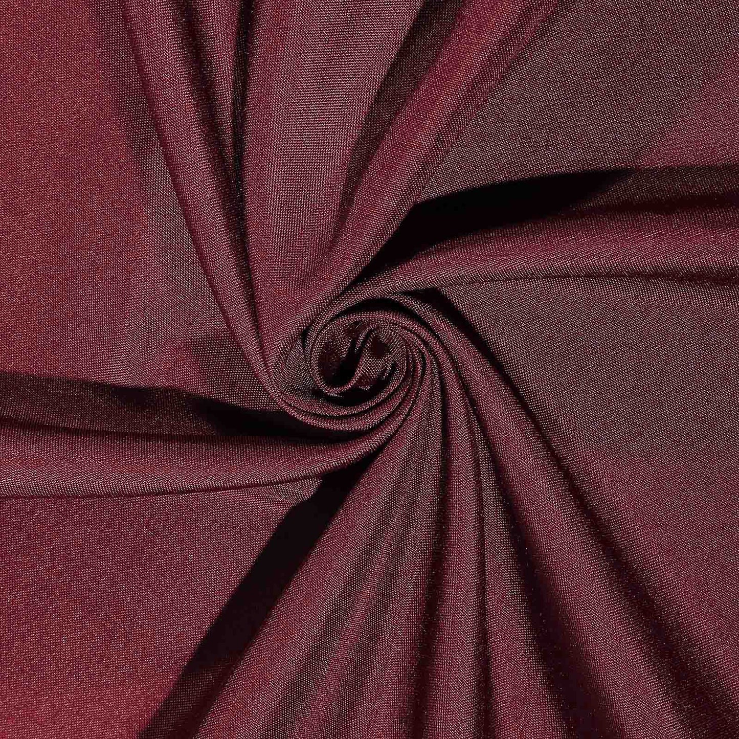 Polyester Square 90"x90" Tablecloth Burgundy - Wrinkle-Resistant & Durable Table Cover