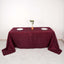 Taffeta 90"x132" Rectangle Tablecloth Burgundy - Seamless Accordion Crinkle Table Cover