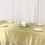 Satin Rectangular 60"x126" Tablecloth Champagne - Smooth and Lustrous Table Cover