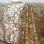 Sequin 90"x156" Rectangle Tablecloth Champagne - Seamless Big Payette Table Cover