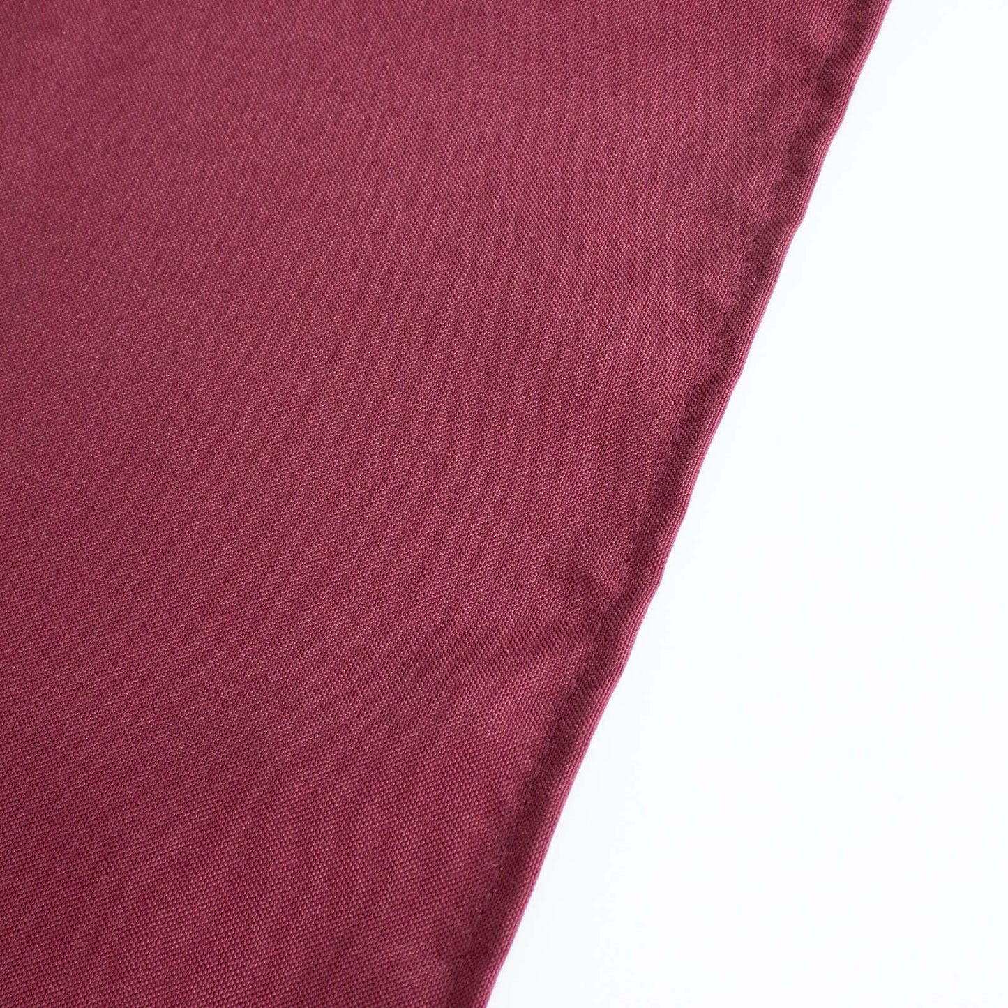 Premium Polyester 60"x102" Rectangle Tablecloth Burgundy - Durable 220GSM Wrinkle-Resistant Table Cover