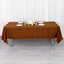 Polyester 60"x102" Rectangle Tablecloth Cinnamon Brown - Durable and Stylish Table Cover