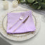 5 Pack Polyester 17"x17" Napkins Lavender Lilac - Durable & Wrinkle Resistant Dinner Napkins