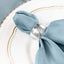5 Pack Polyester 17"x17" Napkins Dusty Blue - Durable & Wrinkle Resistant Dinner Napkins for Everyday Dining & Events