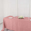 Polyester 72"x120" Rectangle Tablecloth Dusty Rose - Durable and Stylish Table Cover