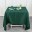 Premium Polyester Square Tablecloth 70"x70" Hunter Emerald Green 220GSM Wrinkle-Resistant Table Cover