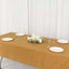 Polyester 54"x96" Rectangle Tablecloth Gold - Wrinkle-Resistant & Easy-to-Care Table Cover for Weddings & Events