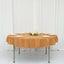 Polyester 70" Round Tablecloth Gold - Durable & Wrinkle-Resistant Table Cover for Everyday Use