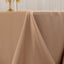 Lamour Satin 90"x132" Rectangle Tablecloth Nude - Soft & Silk-Like Seamless Table Cover
