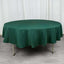 Premium Polyester 90" Round Tablecloth Hunter Emerald Green - Stain and Wrinkle-Resistant Design with 220GSM Thickness Table Cover