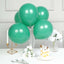 25 Pack 12" Matte Pastel Hunter Emerald Green Helium Air Latex Party Balloons