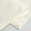 Lamour Satin 120" Round Tablecloth Ivory - Seamless Table Cover with Soft Tempered Sheen