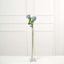 31" 24Pcs Dusty Blue Long Stem Artificial Silk Roses Flowers