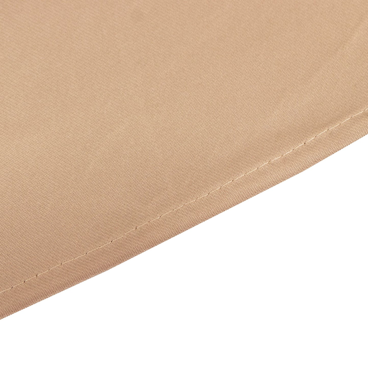 Scuba Round 108" Tablecloth Nude - Wrinkle Free & Stain Resistant Table Cover