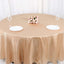 Satin 108" Round Tablecloth Nude - Smooth and Lustrous Table Cover